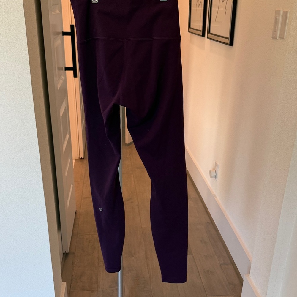 Lululemon Athletica Deep Purple Leggings - Picture 3 of 4